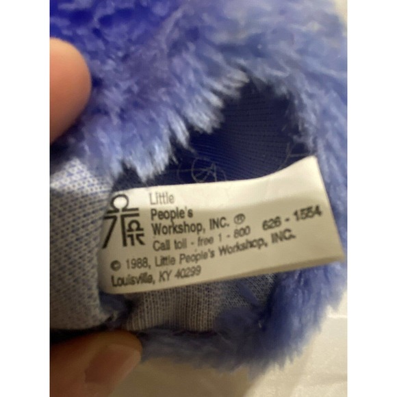 Vintage 1988 Little People’s Work Shop Hand Puppet Elephant Plush Stuffed Animal - Picture 6 of 6